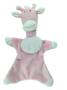DOUDOU A BRODER DMC GIRAFE - Rose