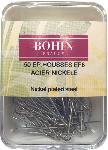 Epingles doubles pour Housses EF8 BOHIN - Acier nickelé - Lot de 50
