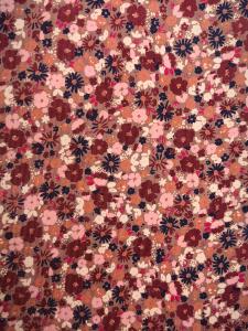 TISSU VELOURS COTELÉ LIBERTY MILLERAIES - Multicolore - Au mètre
