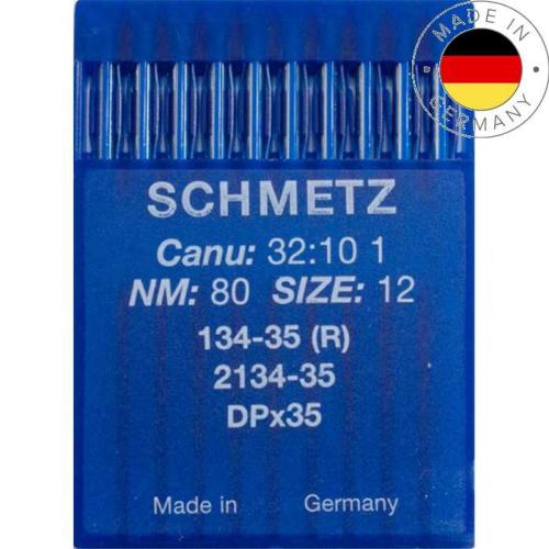 Aiguille talon rond Schmetz pour machine à coudre Industrielle 134-35(R) - Taille n°80