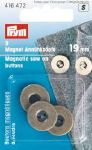 Bouton magnétique à coudre 19mm bronze lot de 3