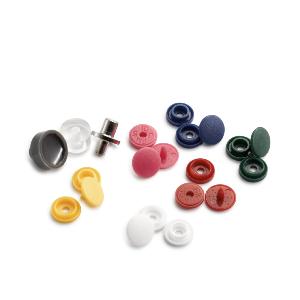 MINI BOUTONS PRESSIONS PLASTIQUES PRYM LOVE - BOITE DE 72