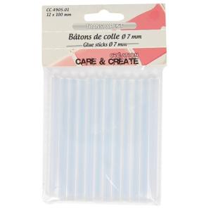 Recharge Batton de colle pour pistolet - lot de 12