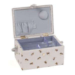 Boite a couture brodée motif Abeille 