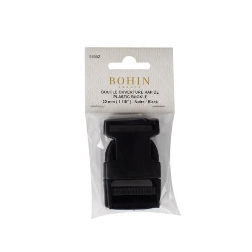 Boucle de ceinture noir ouverture rapide - BOHIN 
