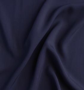 Tissu POPELINE Viscose de bambou, Bleu Marine- Au mètre