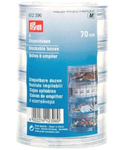 Lot de 4 Boîtes de rangement à empiler Pyrm 