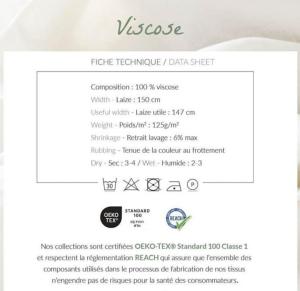 TISSU VISCOSE FLUIDE - Feurs Roses Poudrés  - Au mètre