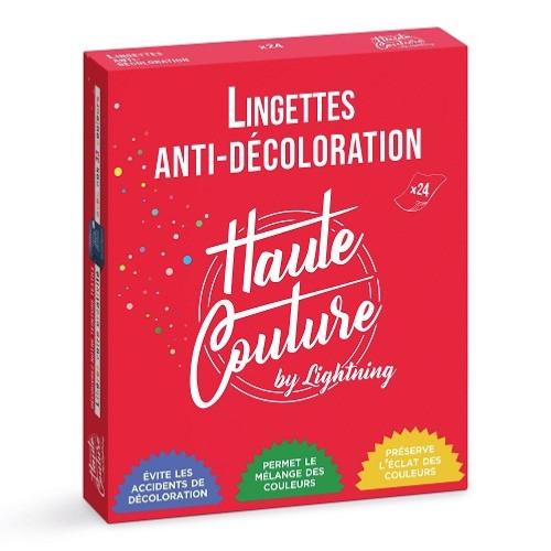 24 Lingettes Anti-Décoloration Haute Couture 
