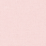 Coupon toile zweigart 5.4 points  48x53cm Rose