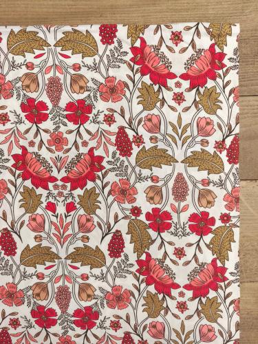TISSU 100%  COTON  IMPRIME  FLEURS au mètre
