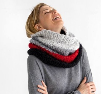 SNOOD LAINE MOUTON